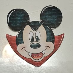 VAMPIMICKEY.jpg Fichier STL Découpeur de biscuits Mickey Vampire Halloween・Design pour impression 3D à télécharger