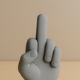 B5AF3858-7E93-4166-BCC7-8F4C6E419427.png Minimalist Middle Finger – Bold 3D Printed Statement Hand