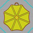 bandicam-2021-12-24-13-53-05-681.jpg Umbrella Corporation logo keychain