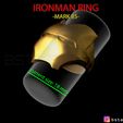 Z2.jpg IRON MAN RING - iron man jewelry - Mark 85 - Infinity war 3D print model