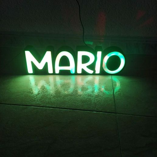 ILLUMINATED SIGN - 3D model önizlemesi