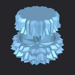 Captura-de-Pantalla-2023-07-26-a-las-12.19.18.jpg STL file GRINDER CUBIC GRINDERKING 76X76X66 MM PRINTING IN SITU WITHOUT SUPPORTS EASY PRINTING FDM SLA・Model to download and 3D print