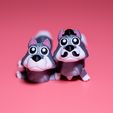 Snuggle-Wolf---Cute-3D-Printed-Articulated-Pup-3785.jpg 🦊 Chibi Forest Collection – Articulated Fox & Wolf Bundle | Cute Print-in-Place Animals