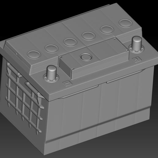 05.jpg Набор батареек - 7 единиц для 3D печати 1/24 и 1/18 масштаба)