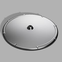 Base-60-mm-Render.jpg Free STL file BFG Base 60mm (supported)・Design to download and 3D print