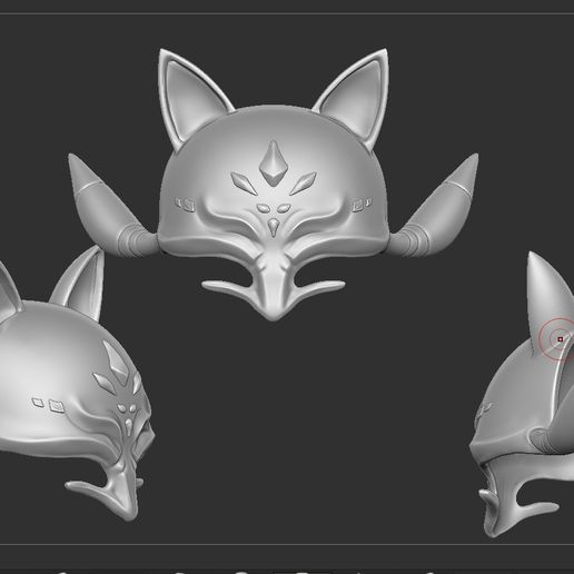 Sakuyamon custom mask 3D model