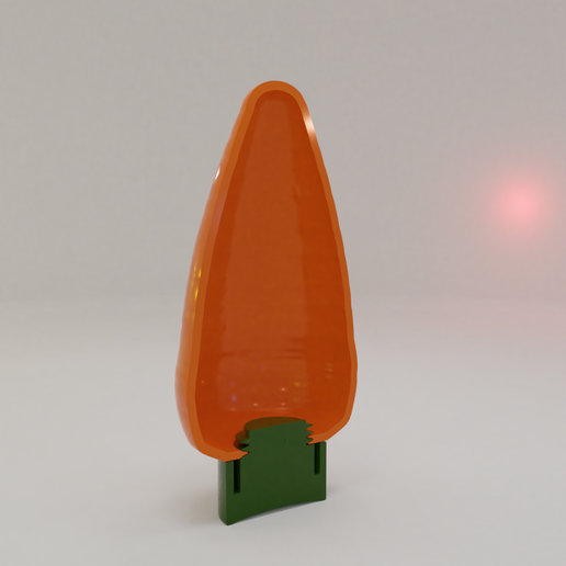 Carrot Container or Dildo or Butt Plug STL File for Cults