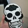 4402f000-d11c-4d2f-8a09-4be765ec1dfe.jpg Skull Catrina Multiparts Wall mount