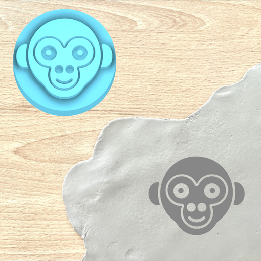 monkey01.png Carimbo - Animais 4
