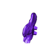 Illium_Right_Part_01.OBJ OBJ file Life size baby T-rex skeleton - Part 02/10・Model to download and 3D print