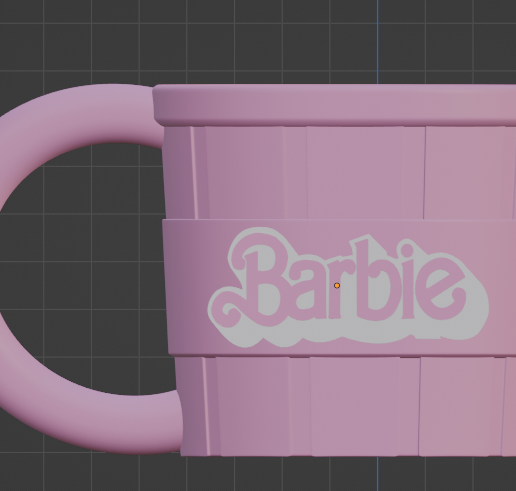 Barbie Mug - Tall Mug STL File for 3D printingCults
