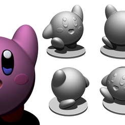 Kirby_V2.png Free STL file Kirby V2・Design to download and 3D print