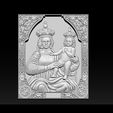 009.jpg Madonna and Baby bas relief for CNC 3D