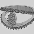 wf1.jpg Fichier STL Bague de fiançailles à lèvres en forme de grappe de diamants taille US 7 Modèle d'impression 3D・Modèle à télécharger et à imprimer en 3D