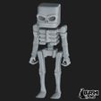 e072fb86-4b6f-4498-bd1e-3d18bae27bcb.jpg MINECRAFT SKELETON/SKELETON MOVIE ACTION FIGURE HALLOWEEN
