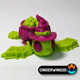 Still3.png Tortuga Bruja, Witchurtle, Halloween Print in Place, Cinderwing3D