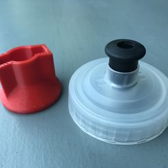 2019-06-19_10.53.14.jpg Free STL file Bicycle water bottle nipple remover tool (fits Bontrager and others)・3D printable model to download