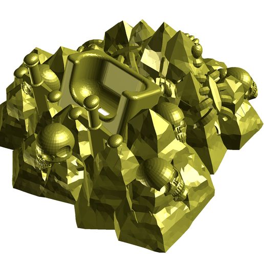 Airpods Skull Holder 3D model