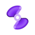 Two Blade Propeller v2 L.stl Hélice bipale V2