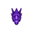 Dragon_Head_cleaned.stl Бюст головы дракона STL файл - 3D печатная миниатюра фэнтези - DnD Tabletop RPG - Скульптура дракона Display Piece