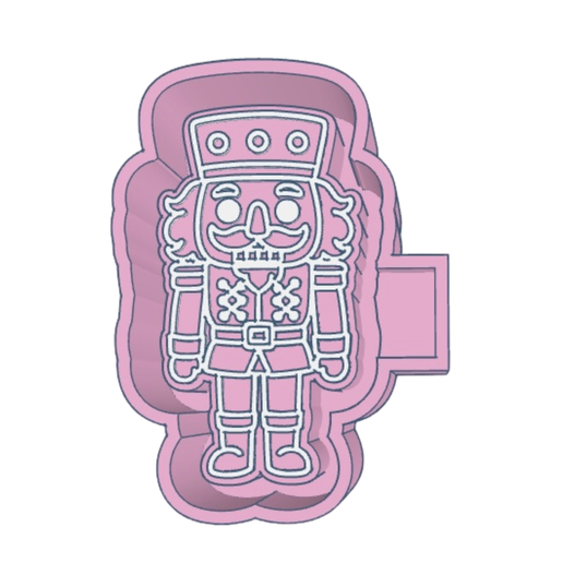 Christmas Nutcracker Freshie STL File - 3D model önizlemesi