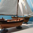 Ships18.jpg 3D file Wooden Sailing Ship (Alabaster) 28mm Tabletop Gaming Terrain・3D print design to download
