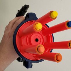 20210328_115130.jpg Archivo STL gratuito Adaptador para dardos Nerf Arrowstorm 1/2"・Objeto para descargar e imprimir en 3D