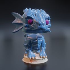 1.jpg Archivo STL Funko - Water Dragon・Modelo para descargar y imprimir en 3D