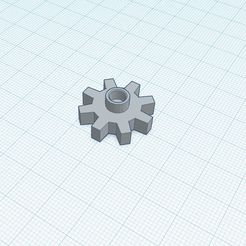Web-capture_19-4-2023_21614_www.tinkercad.com.jpeg STL file Cog Gear Sprite Pro Extruder Spinning Charm Pendant・3D printing design to download
