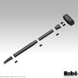 GHOST-NIGHTWAR-COD-MW22-BREACHING-TOOL-SLEEDHAMMER-07.jpg Ghost Sledge Hammer - Outil de brèche pour Cosplay - Modèle STL fichier d'impression 3D