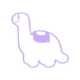 Dinosaur1_cutter.stl 🦖🍪 Cute Dinosaur Cookie Cutters 🦖🍪