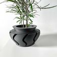 untitled-2084.jpg The Inero Planter Pot with Drainage | Tray & Stand Included | Modern and Unique Home Decor for Plants and Succulents  | STL File