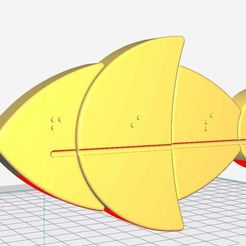 Golden_Fish_Fittle_.jpg Télécharger fichier STL gratuit Puzzle en braille de Fittle Fish • Plan à imprimer en 3D, Fittle