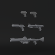 weapon2.png Clone Trooper Blasters - One12 - STL files 3D print model