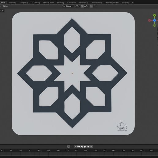 Screenshot_3.jpg Радионическая карта Квадрата (3D модель)