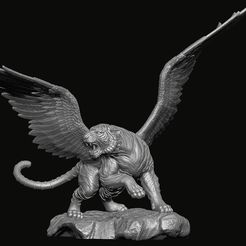 122.1.jpg Tigre con alas Estatua