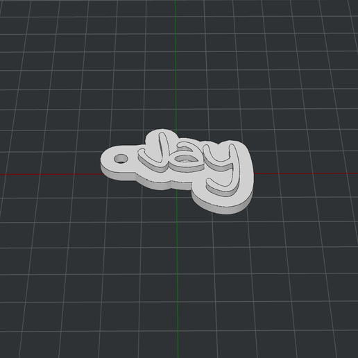 Keychain Jay 3D model