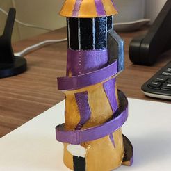 IMG_20230405_204920.jpg STL file Spiral slide from Rollercoaster Tycoon・3D printable model to download