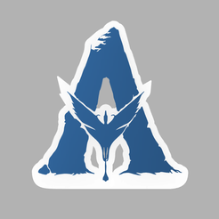 avatar_logo.png Archivo STL AVATAR 2 - LOGOTIPO・Plan de impresión en 3D para descargar