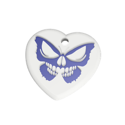 Butterfly-Skull-v9.png Archivo STL Collar Butterfly Heart Skull・Objeto para impresora 3D para descargar
