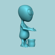 r2.png Cute Alien Vase Pot - Miniature - STL Printable