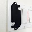 Capture d’écran 2017-11-06 à 14.25.35.png Free STL file Light Switch Guard・3D printing model to download