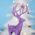 dba68d1e498b97709ee24ab5ade70a81_display_large.jpg Reindeer voronoi, christmas deer