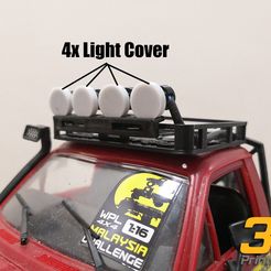 wpl_c14_light_cover.jpg WPL C14 Hilux Cubierta de faros