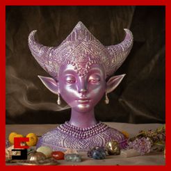 Sliceables-3D-model.jpg Fichier STL Brûleur d'encens Avatar Goddessual Home Decor waterfall・Plan pour impression 3D à télécharger