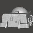tatooinedwellingmedium4.jpg 6MM SCALE MEDIUM TATOOINE DWELLING MINIATURE MODEL FOR SCIFI GAMES