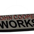 works.jpg Classic Mini Cooper Mini Morris Austin Badge Emblem  wall plaque Works