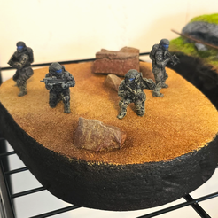 By X4NDERSS • Pack 8 • Gen4 • Legion Scale • x43 STLs • Stylized Modular Miniature Heroic Models Soldiers Soldier Marine  UNSC ODST Spartan Halo Fan Art Helljumpers INFINITE
