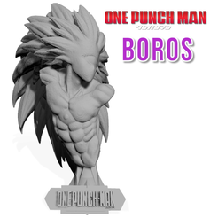 PhotoRoom-20231103_150234-1.png Boros Büste - One Punch Man Fanart