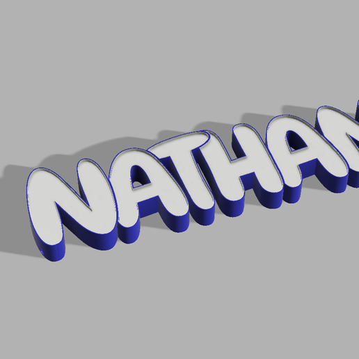 bright name nathan 3D model